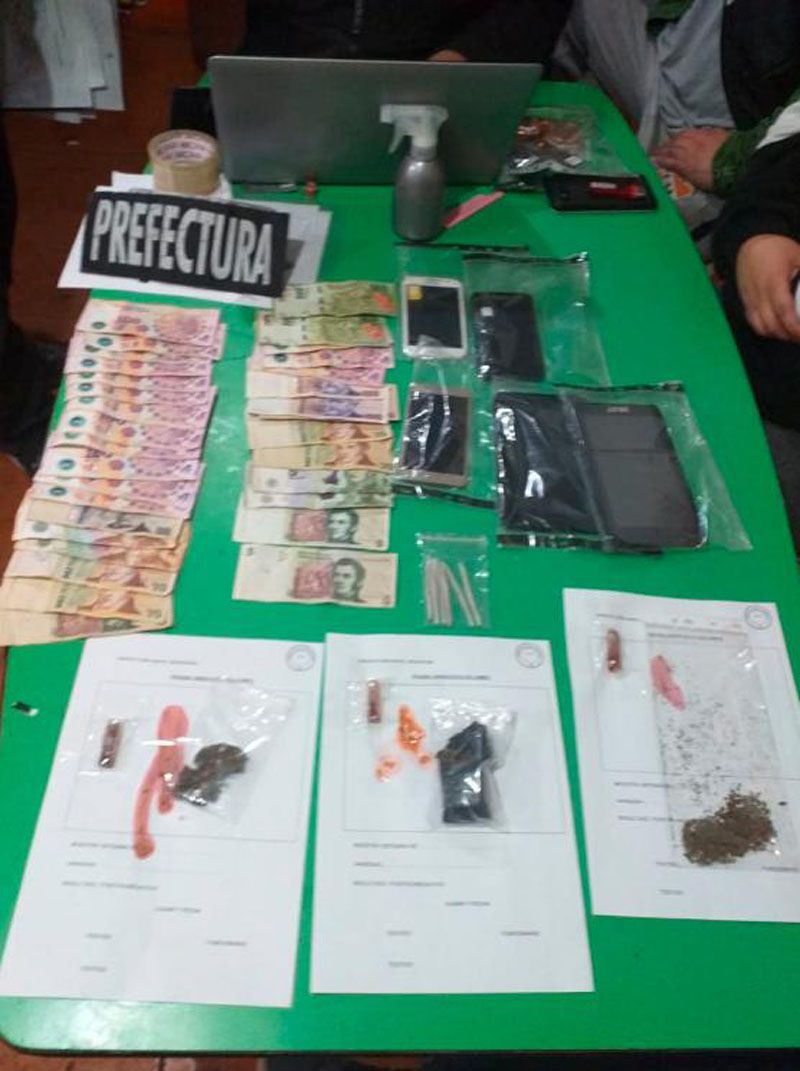 Prefectura incauta marihuana tras dos allanamientos