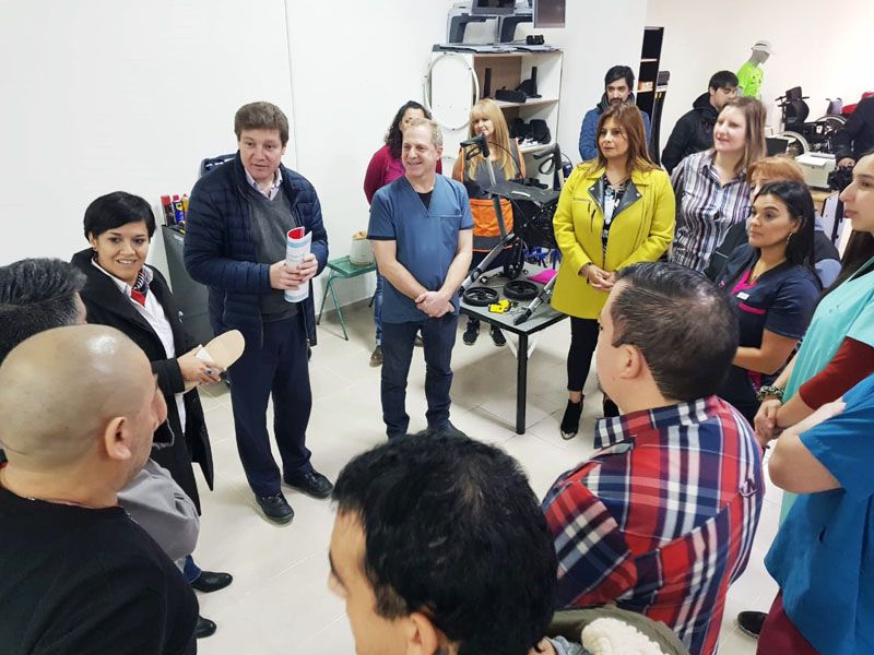 Melella recorrió “el Banco Municipal de ayudas técnicas” 