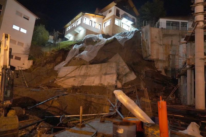 Riesgo de derrumbe en pleno centro