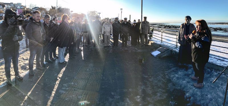 La comunidad rindió homenaje al Padre Zink