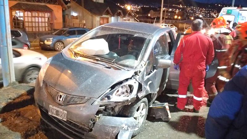 Choques al por mayor en Ushuaia  
