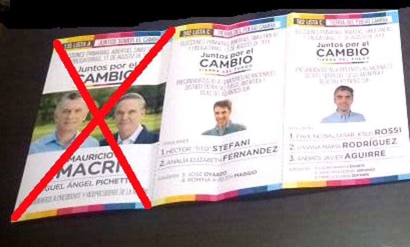 Stefani-Rossi sin boleta presidencial