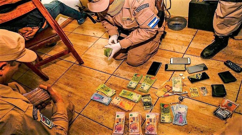 Prefectura secuestró cocaína, dinero y otros elementos tras dos allanamientos