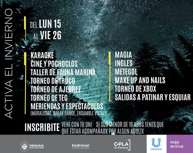 Comenzaron las actividades en el CePLA-El Palomar para jóvenes de Ushuaia 