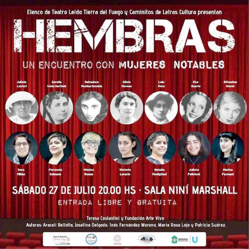 El sábado se presenta “Hembras” en la Casa de la Cultura
