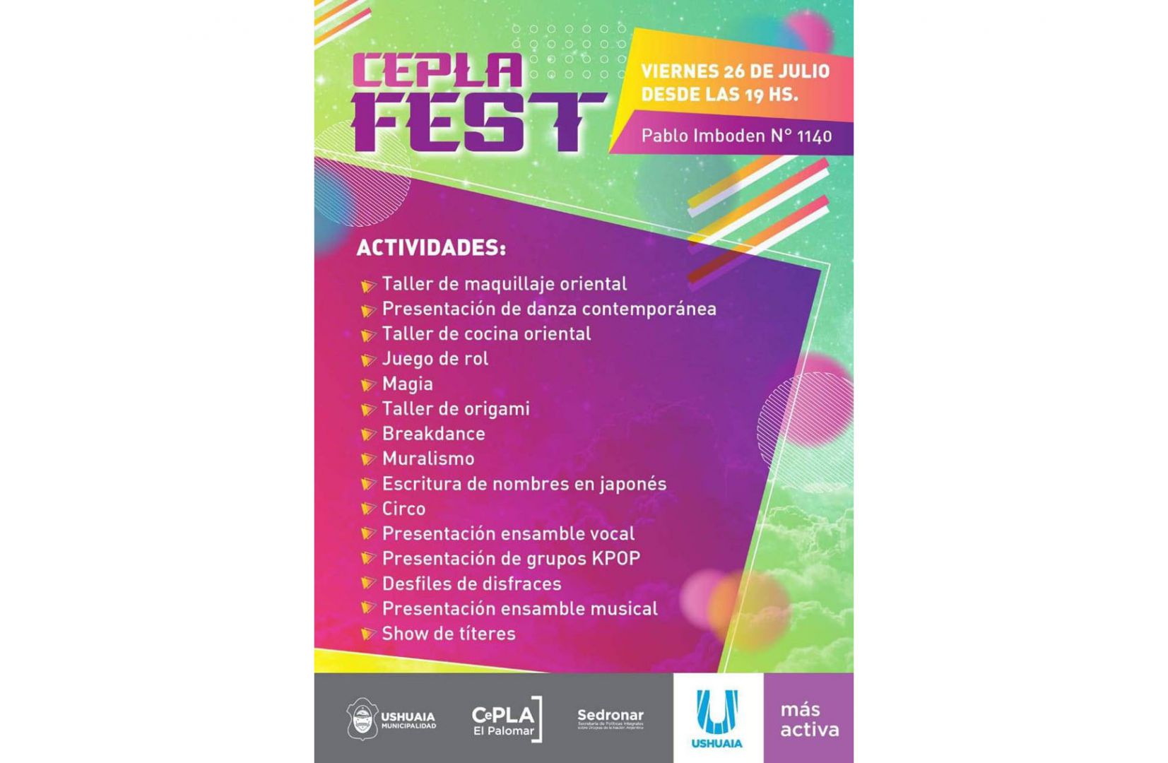“Activá el Invierno” cierra con el CePLA-Fest