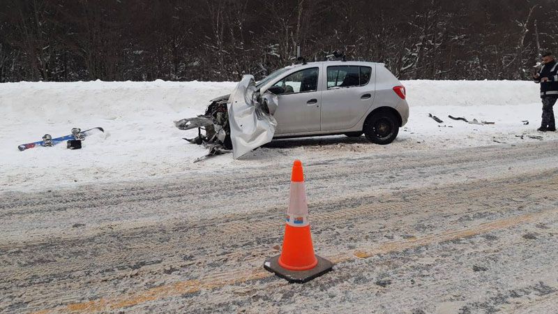 Dos choques en la ruta 3 dejaron dos heridos