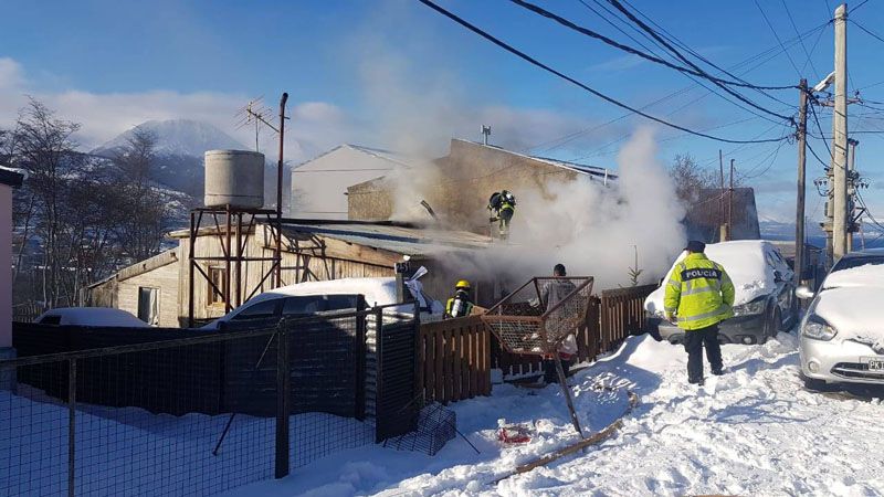 Se incendió una vivienda