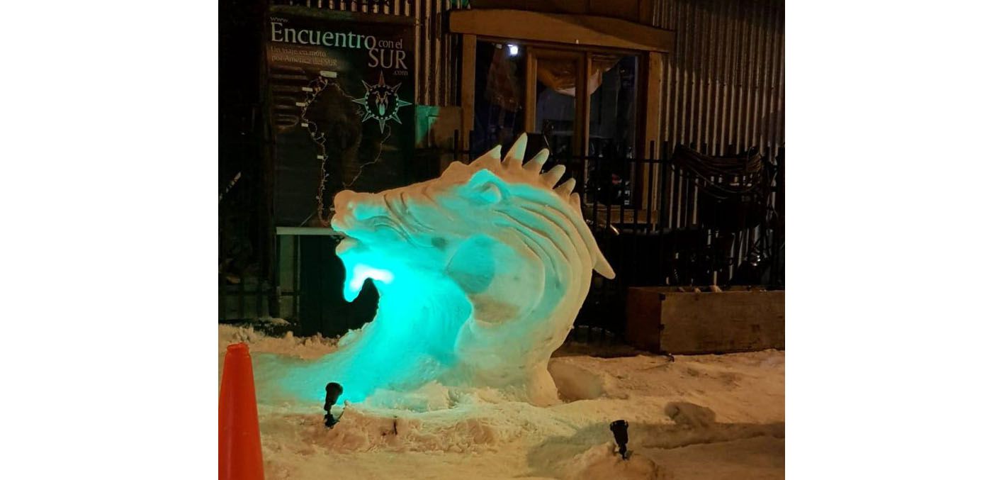 En vísperas del festival de esculturas