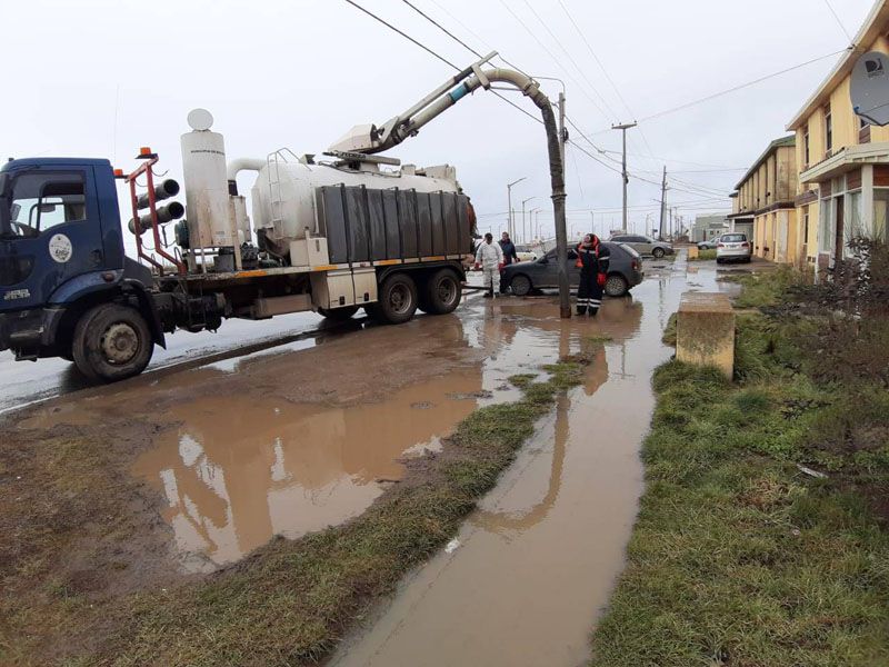 Operativo para garantizar el buen funcionamiento del sistema pluvial