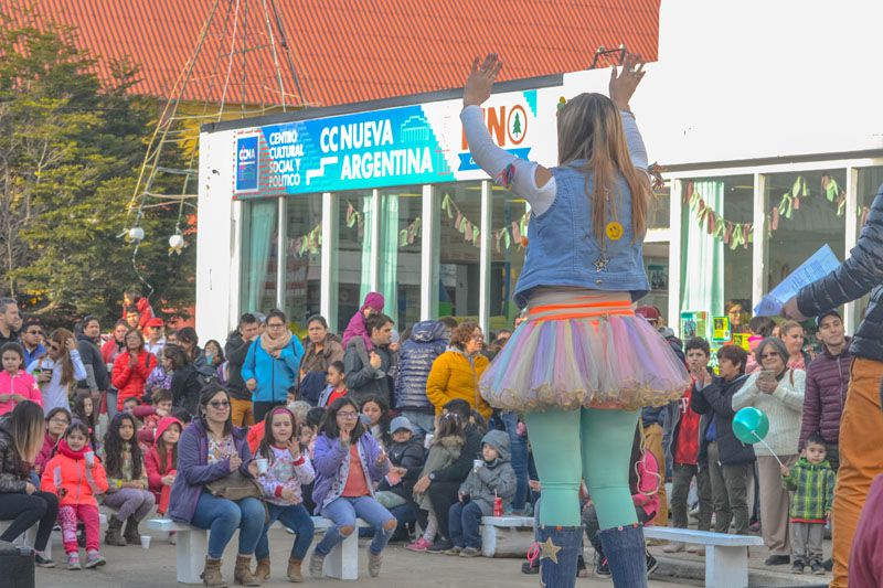 Cientos de niños festejaron en el Centro Cultural ‘Nueva Argentina’