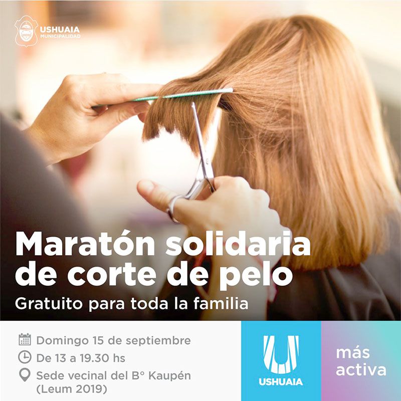 Se realizará una maratón solidaria de corte de pelo