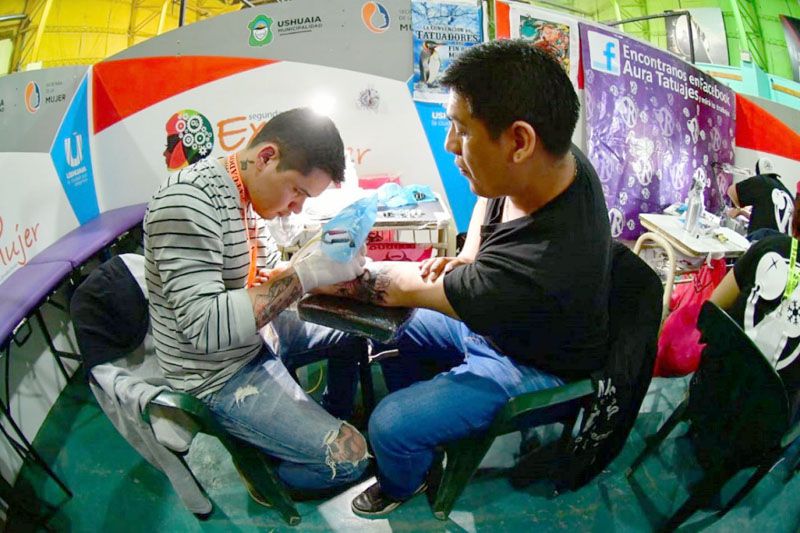 Ushuaia recibe a tatuadores de Argentina, Brasil y Chile 