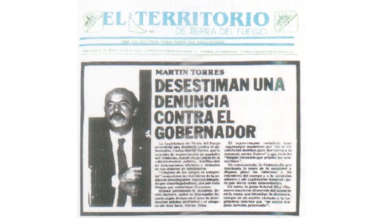 Instruyen un sumario contra ex autoridades del Territorio