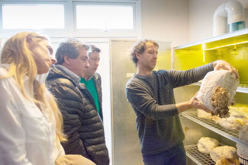 Funcionarios municipales visitaron el INTA