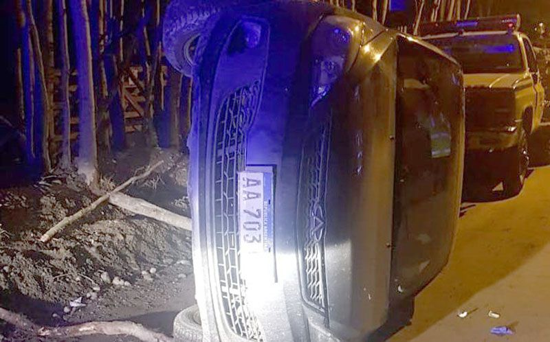 Cuatro accidentes durante el fin de semana