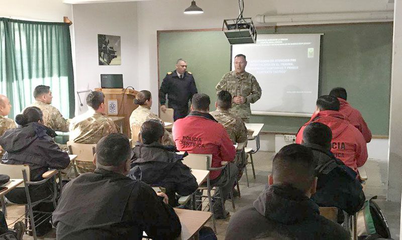 Se realizó curso de capacitación en el Hospital Naval Ushuaia