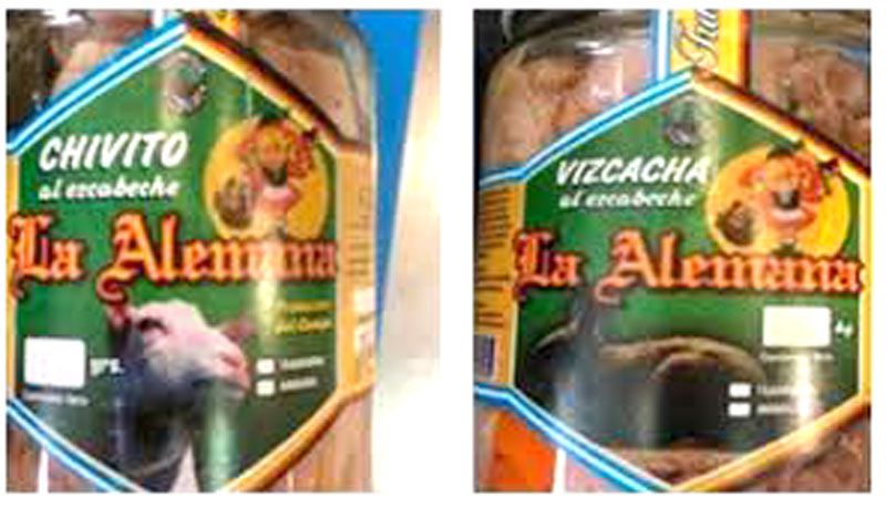 Prohíben la comercialización en todo el país de productos en escabeche