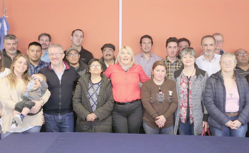Bertone se reunió con emprendedores de Río Grande y Tolhuin