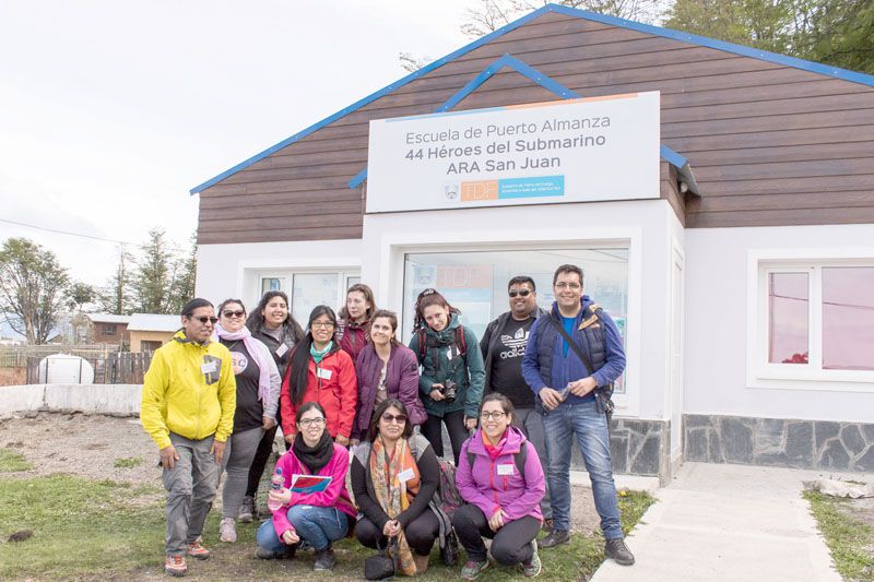 Estudiantes realizan el primer relevamiento sociocultural en Puerto Almanza