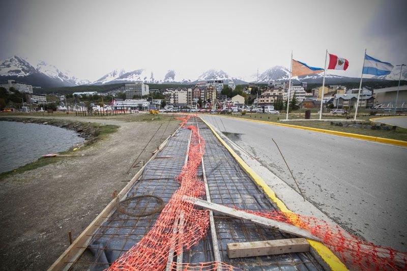 Obras en marcha y licitadas en Ushuaia
