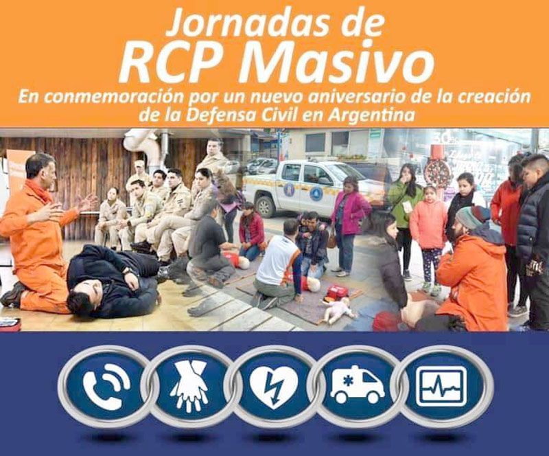 Defensa Civil realizará tres Jornadas Masivas de RCP 