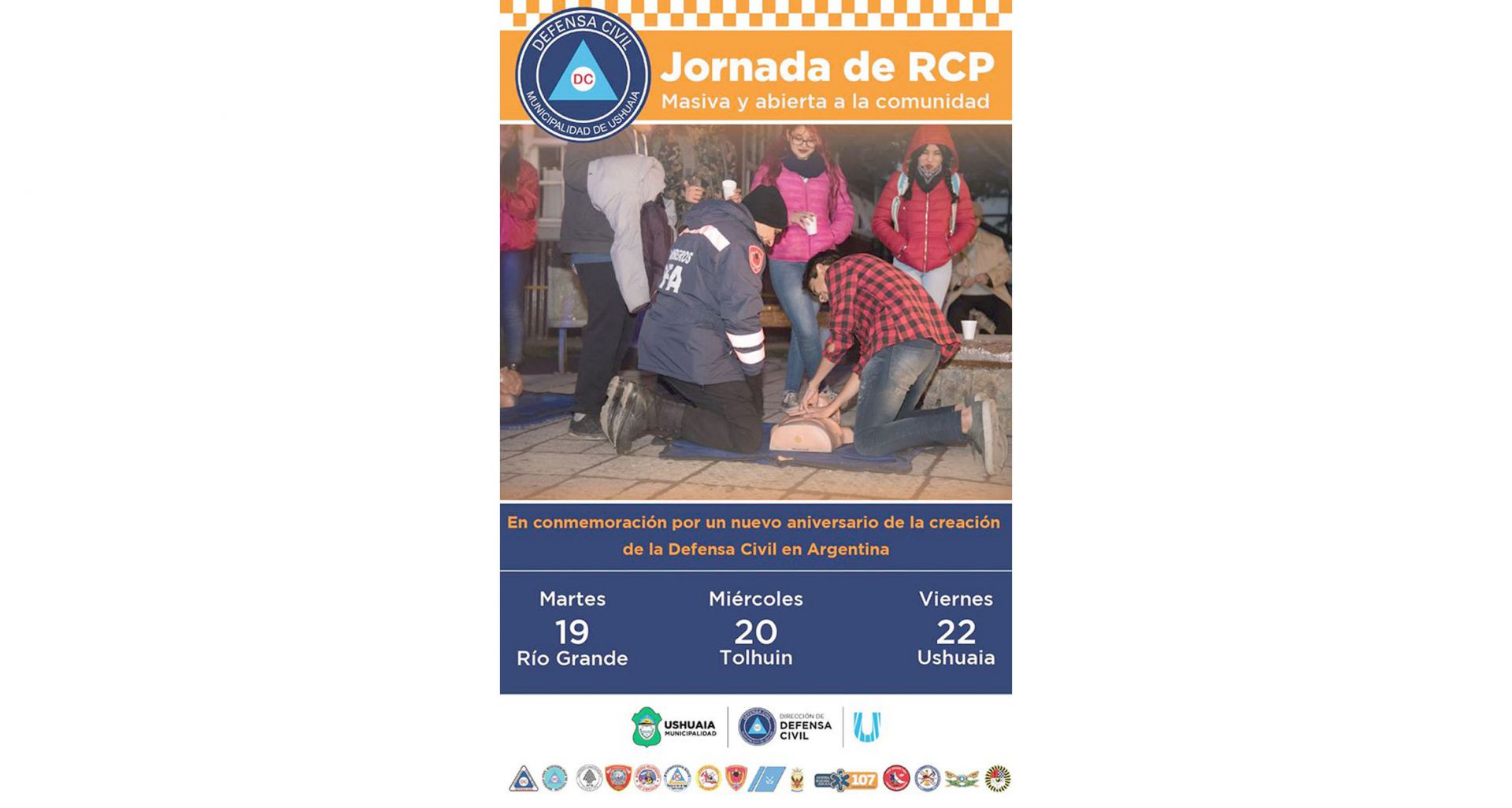 Se realizará una capacitación masiva sobre RCP 