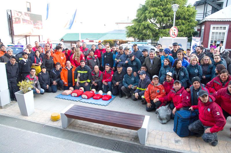 Ushuaia fue escenario de una capacitación masiva sobre RCP 