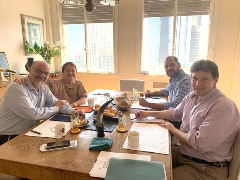 Melella se reunió con Tomada y Castro