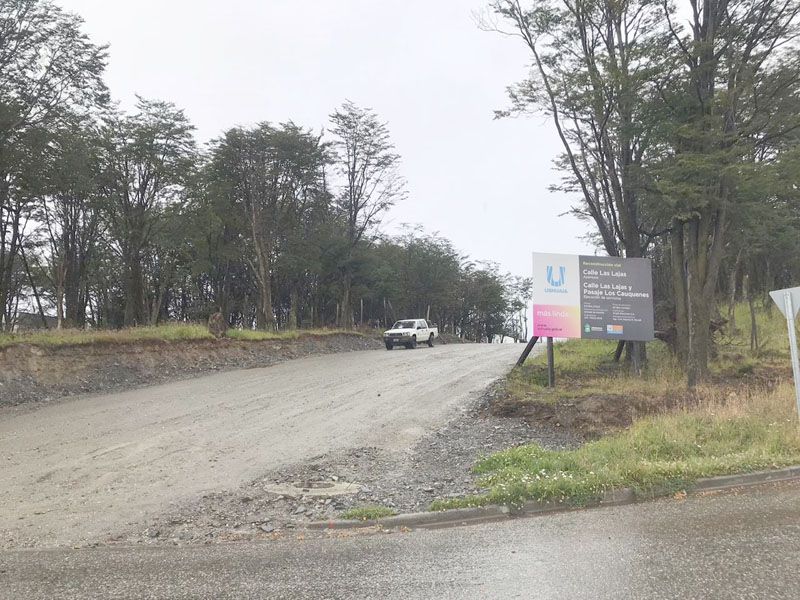 Culminó la apertura de la calle Las Lajas en el barrio Andino