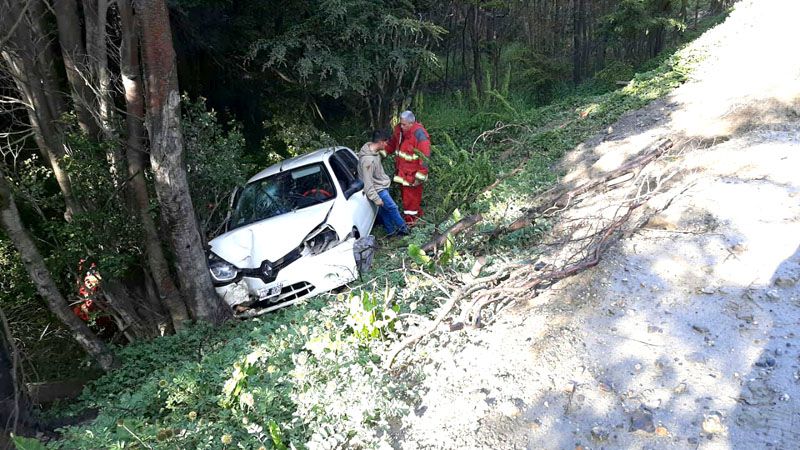 Joven lesionada en despiste camino al Parque Nacional