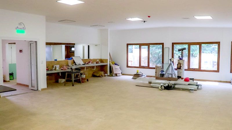 La ampliación de la Escuela La Bahía ya se encuentra en la etapa final