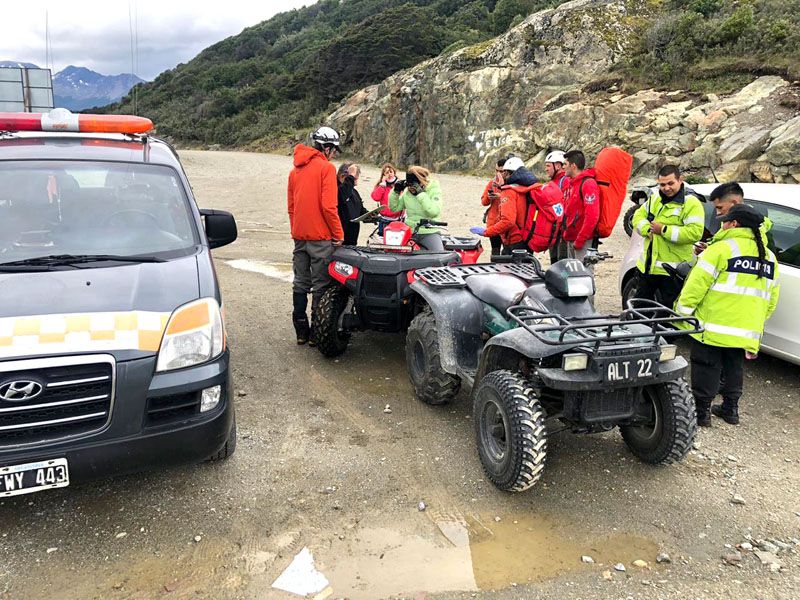Rescatan a una mujer lesionada en la zona de Estancia Túnel