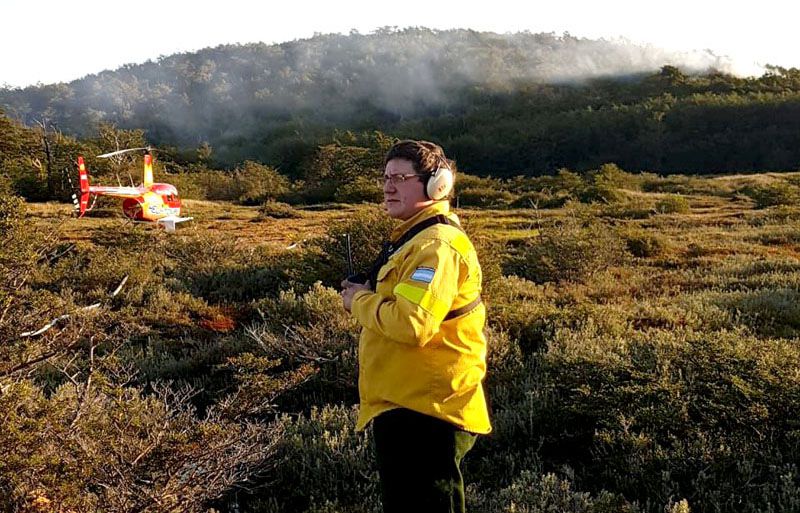 Principio de incendio forestal causó daños en la zona alta