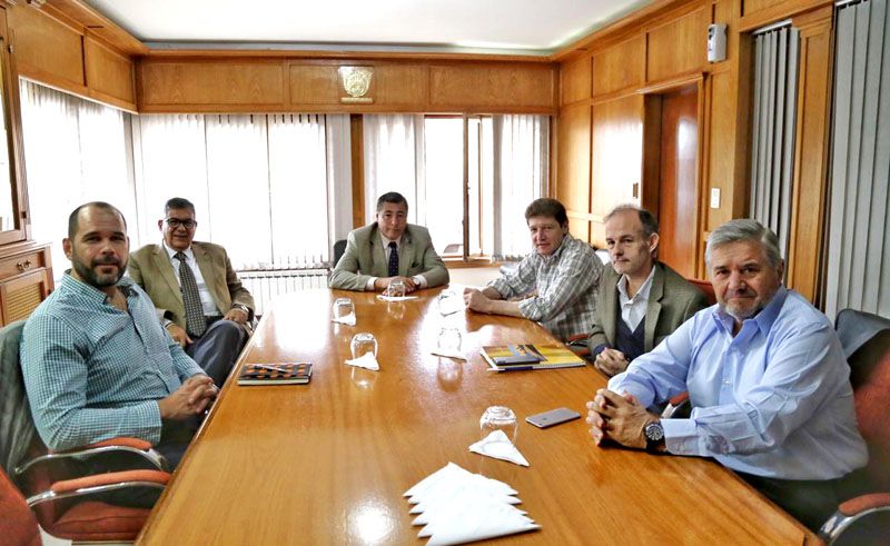 Melella se reunió con los integrantes del Tribunal de Cuentas