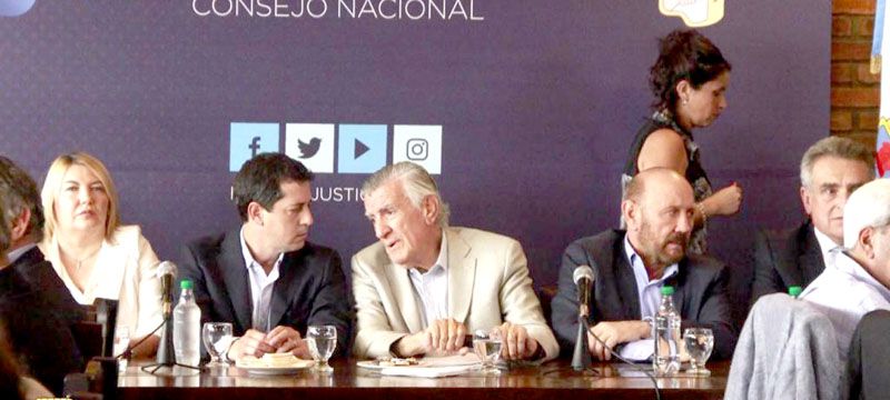 Bertone participó de la reunión del Consejo Nacional del PJ