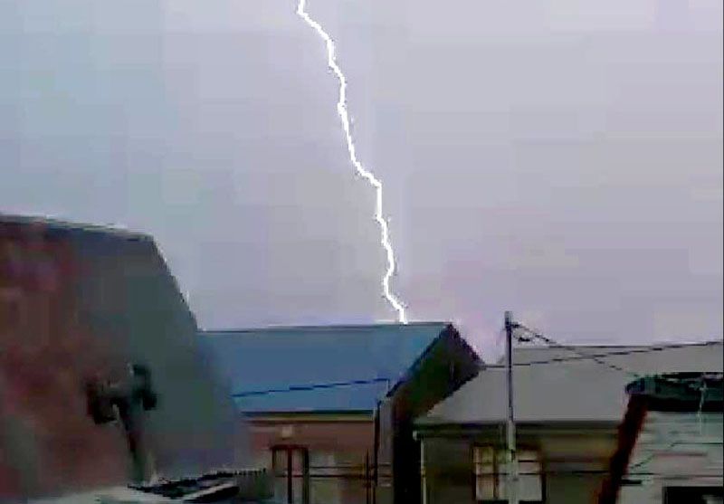 Tormenta de verano: show de truenos y relámpagos en Ushuaia