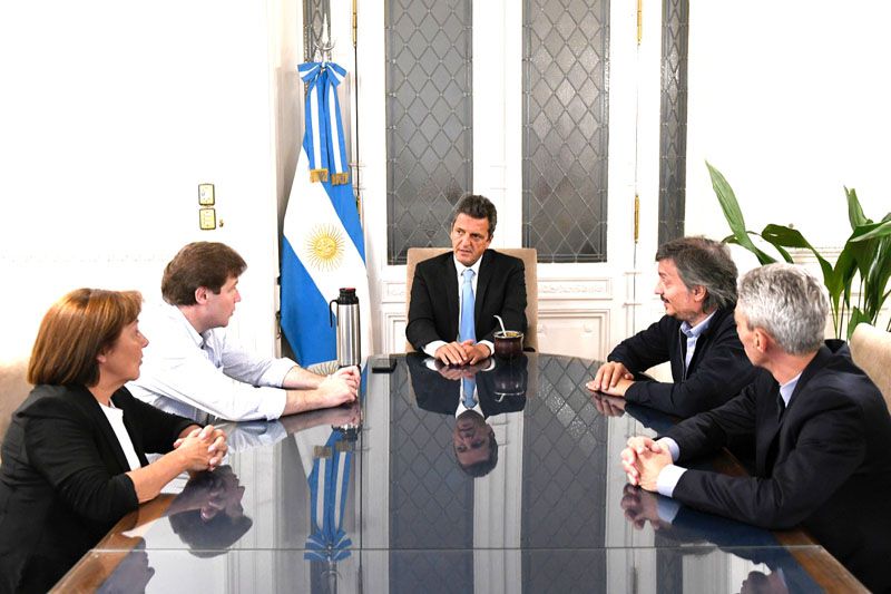 Melella, con Massa y Máximo Kirchner