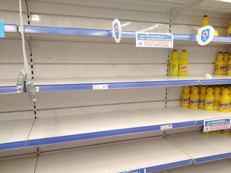Piden consumo responsable para evitar faltantes de stock en supermercados
