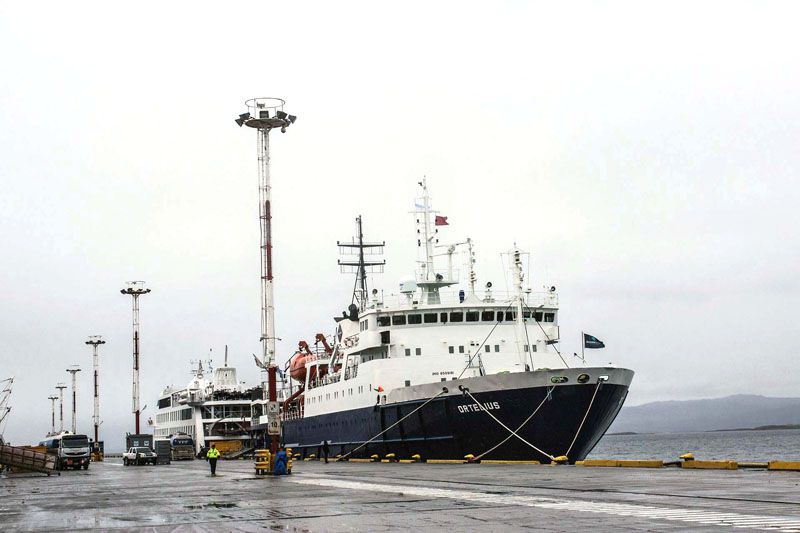 Partió de Ushuaia un crucero con 120 turistas que llevan 31 días a bordo
