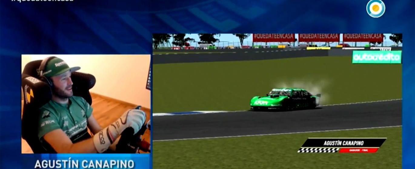 Agustín Canapino ganó la carrera virtual y solidaria