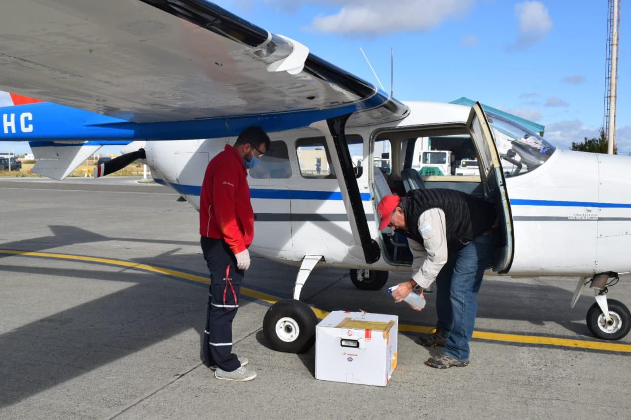 Un avión de Ushuaia tuvo que realizar un vuelo humanitario de urgencia