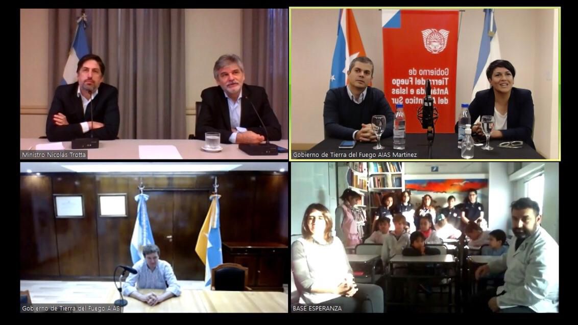 Docentes y estudiantes dialogaron por videoconferencia con Trotta y Filmus 