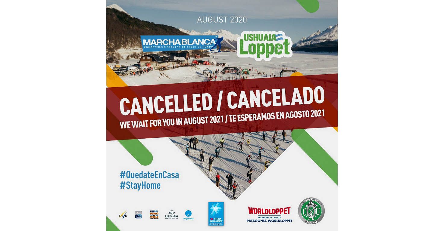 Ushuaia Loppet y Marchablanca canceladas