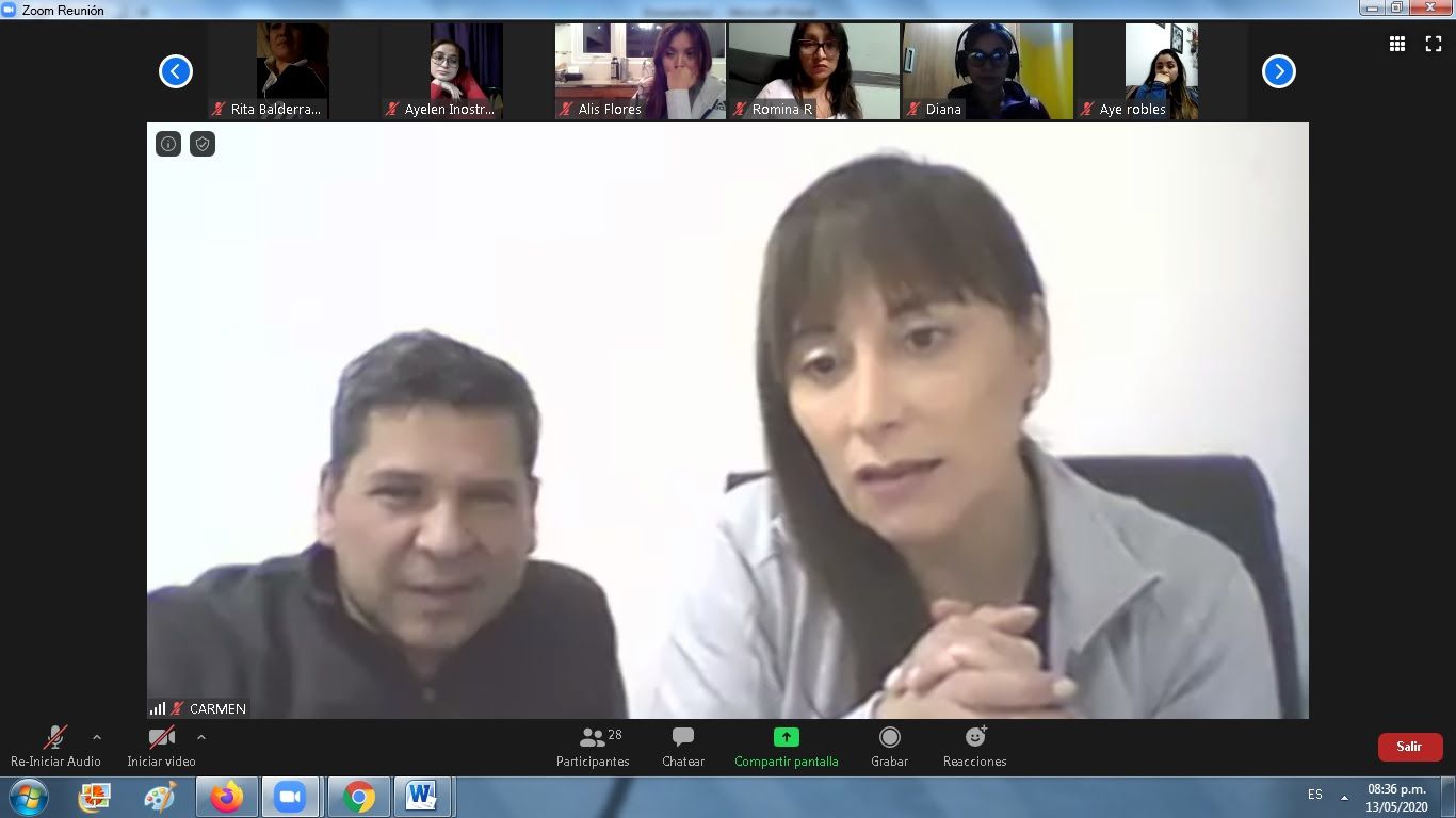 Las mujeres del CCNA mantuvieron un encuentro virtual