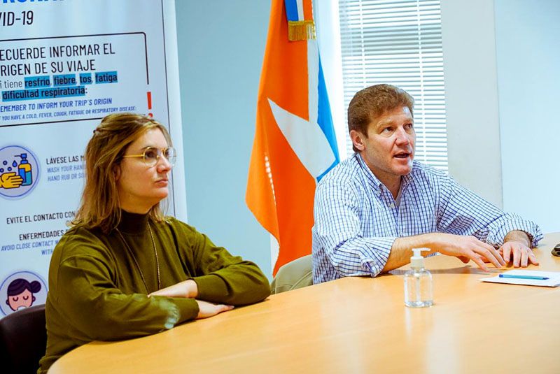 Melella y sus funcionarios mantuvieron reuniones con gremios para obtener respaldo