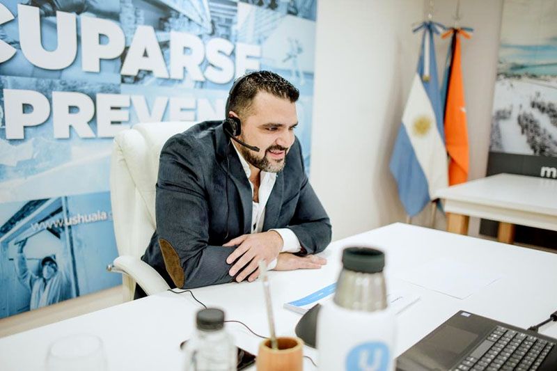 El Intendente de Ushuaia dio una conferencia sobre desafíos urbanos ante la crisis del COVID-19