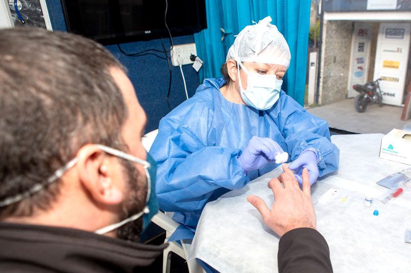 La Provincia informó que ya se efectuaron 200 test rápidos