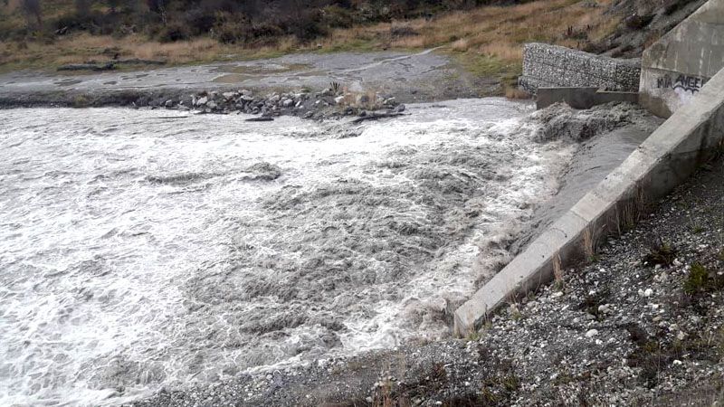 Las lluvias elevaron el caudal de ríos provocando inundaciones