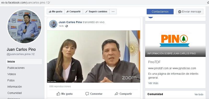 El Centro ‘Nueva Argentina’ transmitió en vivo su encuentro virtual 